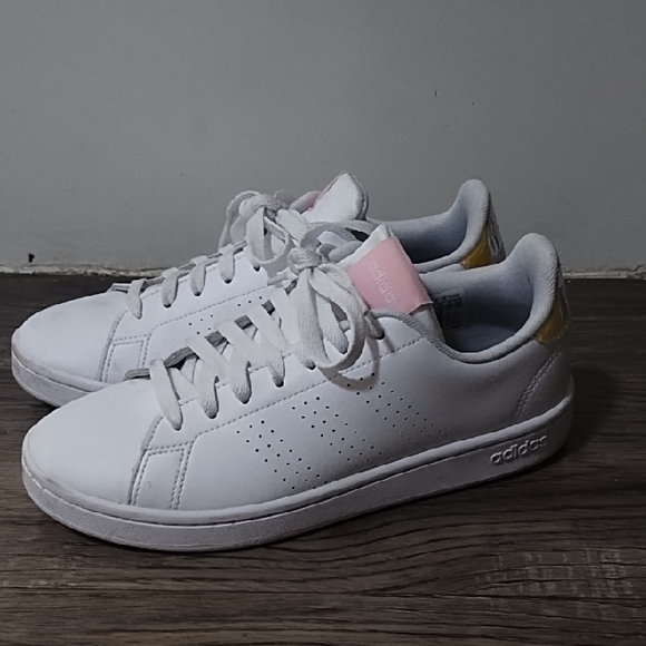adidas Shoes - Adidas Women's White and Pink Sneakers